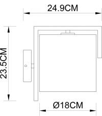 Бра с лампочкой Arte lamp A5031AP-1PB+Lamps