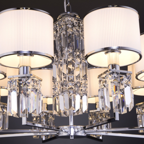 Подвесная люстра Eurosvet 10099/8 хром 