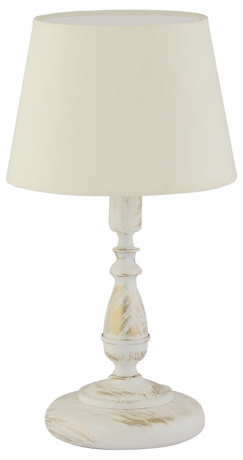 Настольная лампа декоративная ADILUX Roksana White 18538 