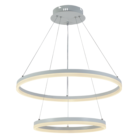 Подвесная диммируемая люстра с пультом ДУ Profit Light 6035/2 WHT 116W 