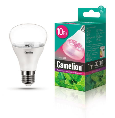 LED10-PL/BIO/E27 Светодиодная лампа для растений Camelion 13241 