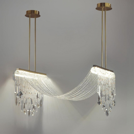 Подвесной светодиодный светильник Odeon Light Exclusive Hall Afina 5420/48L 