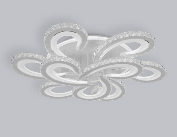 Потолочный светодиодный светильник с пультом Ambrella light ACRYLICA FA1704 