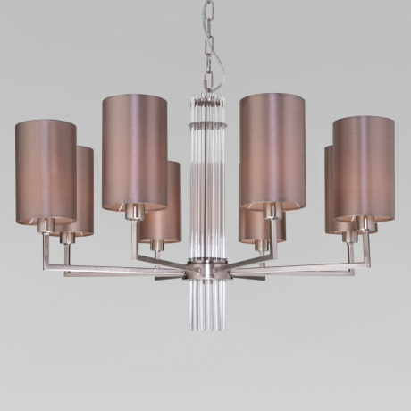 Подвесная люстра Eurosvet Soffio 60134/8 никель 