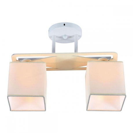 Потолочный светильник Escada 1117/2PL E27*60W Chrome/White ARES 