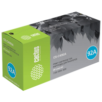 Картридж лазерный CACTUS (CS-C4092A) для HP LaserJet 1100/1100A/3200, ресурс 2500 стр. (361979)