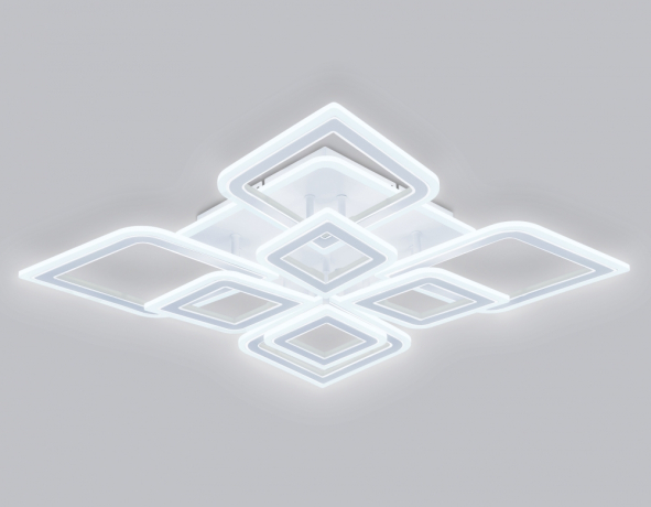 Потолочный светодиодный светильник с пультом Ambrella light ACRYLICA FA8911 