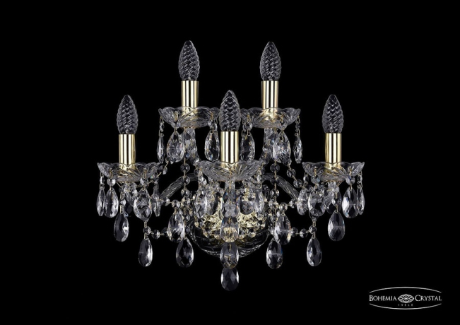 1415B/3+2/165/G Бра Bohemia Ivele Crystal 