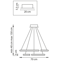 Люстра подвесная Virata Lightstar 814223