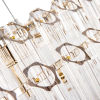 Подвесная люстра в спальню с 5 LED лампами. Комплект от Lustrof №193218-709171