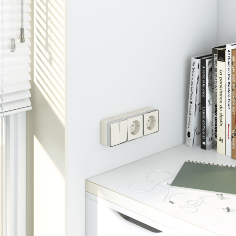 Розетка с заземлением Gallant (слоновая кость) Werkel W5071003