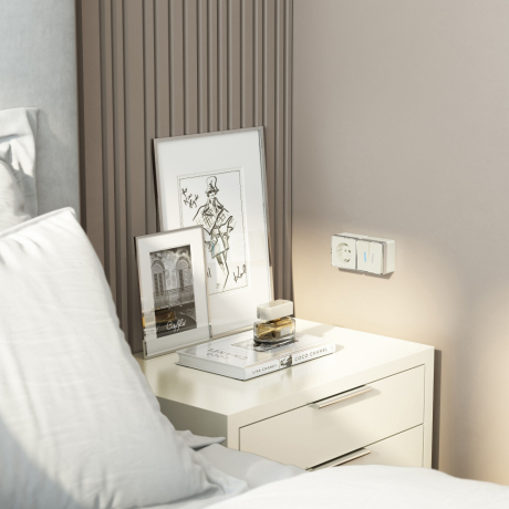 Розетка с заземлением Gallant (слоновая кость) Werkel W5071003