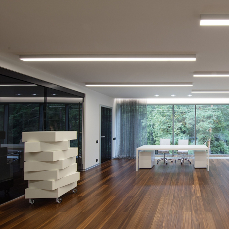 Линейный накладной светильник Elektrostandard 53см 10W 6500K матовое серебро 101-100-30-53 Grand (a041488)