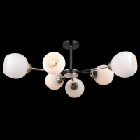 Люстра на штанге Illumico IL0715-6CSQ-24 BK GD LIBRA (1428887)