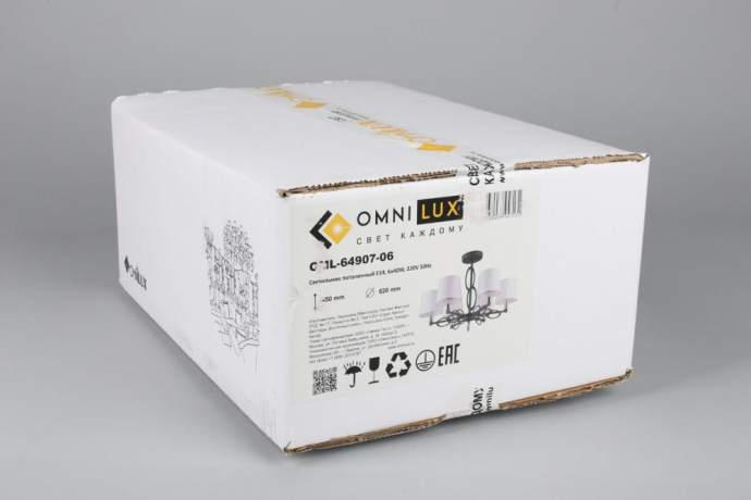 Люстра с поддержкой Маруси потолочная Omnilux OML-64907-06-M 