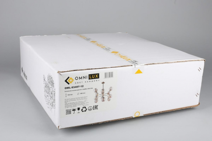 Люстра потолочная с лампочками Omnilux OML-93407-12+Lamps 