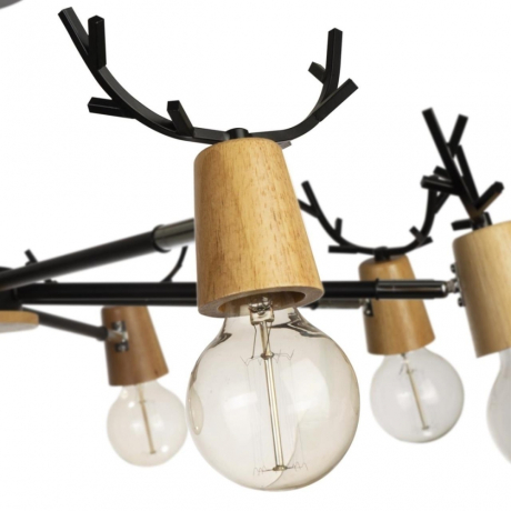 Люстра на штанге LOFTIT Sven 10024/8 Black 