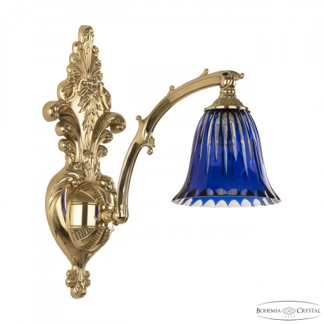 Бра Bohemia Ivele Crystal 7211B15/1/210 G P2 D Clear-Blue/H-1K 