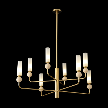 Люстра Crystal Lux SIMPLY SP8 BRASS 