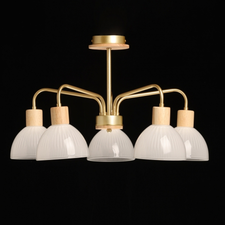 Люстра на штанге с лампочками DeMarkt 635016405+Lamps 