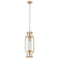 Светильник подвесной с лампочкой CRYSTAL LUX Tomas SP1 Brass+Lamps