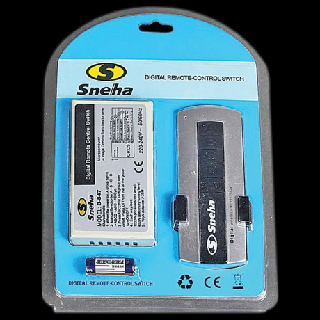 Контроллер с пультом ДУ Sneha  Remote Control 4 Wire (847/B) 